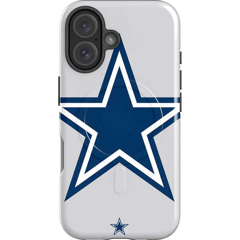 NFL Dallas Cowboys Large Logo iPhone 16 Plus Magsafe Impact Case